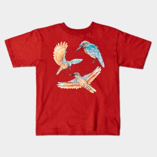 Birds Watercolor Kids T-Shirt